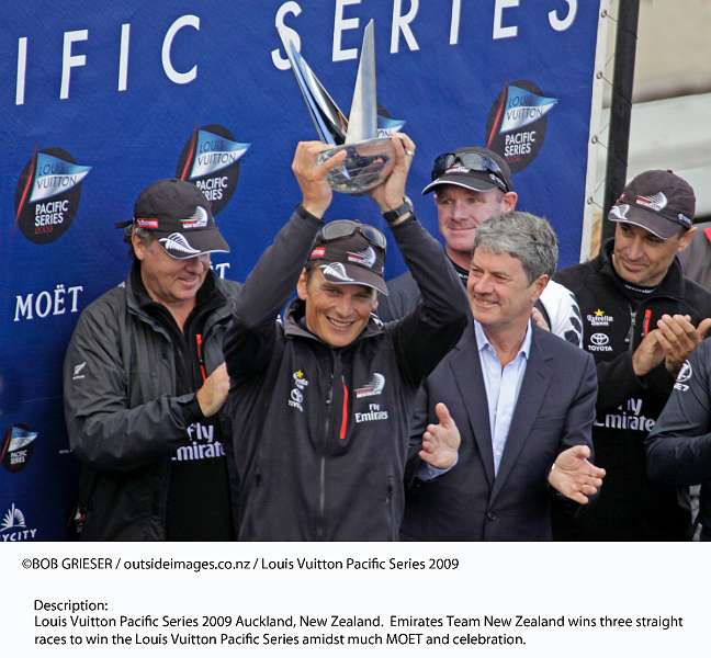 20090214-1918.jpg - Louis Vuitton Pacific Series 2009 Auckland, New Zealand.  Emirates Team New Zealand wins three streight races to win the Louis Vuitton Pacific Series amidst much MOET and celebration. .  Must Credit: Bob Grieser/Outsideimages.co.nzLouis Vuitton Pacific Series 2009 Auckland, New Zealand.  Emirates Team New Zealand wins three streight races to win the Louis Vuitton Pacific Series amidst much MOET and celebration. .  Must Credit: Bob Grieser/Outsideimages.co.nz