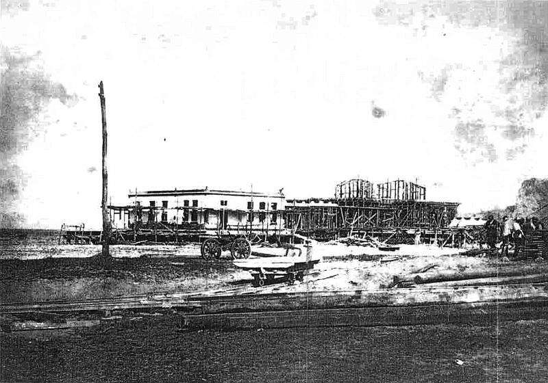 017_mondello.jpg - Lo stabilimento di Mondello in costruzione - 1912